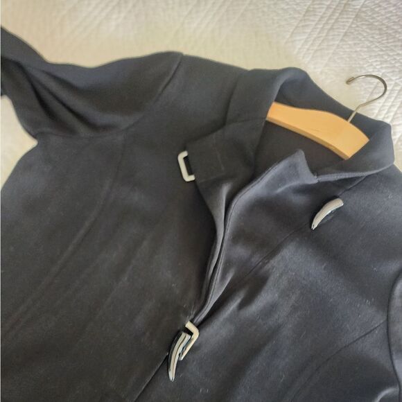 Ming Wang horn hook shoulder pads blazer cardigan - Picture 8 of 16